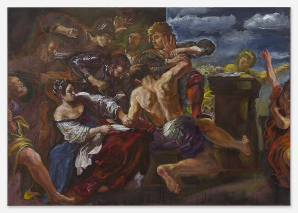 Fré Ilgen, Woman Trouble I, Painting, Oil on canvas, H70 x W100 cm, 2020