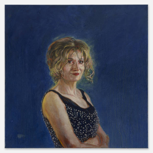 Fré Ilgen, Jacqueline, 90 x 90 cm, Oil on canvas, 2021